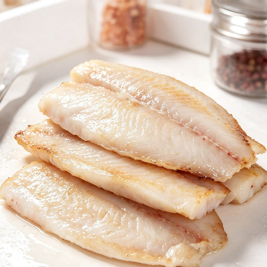 Golden Pan Seared Tilapia Fillets