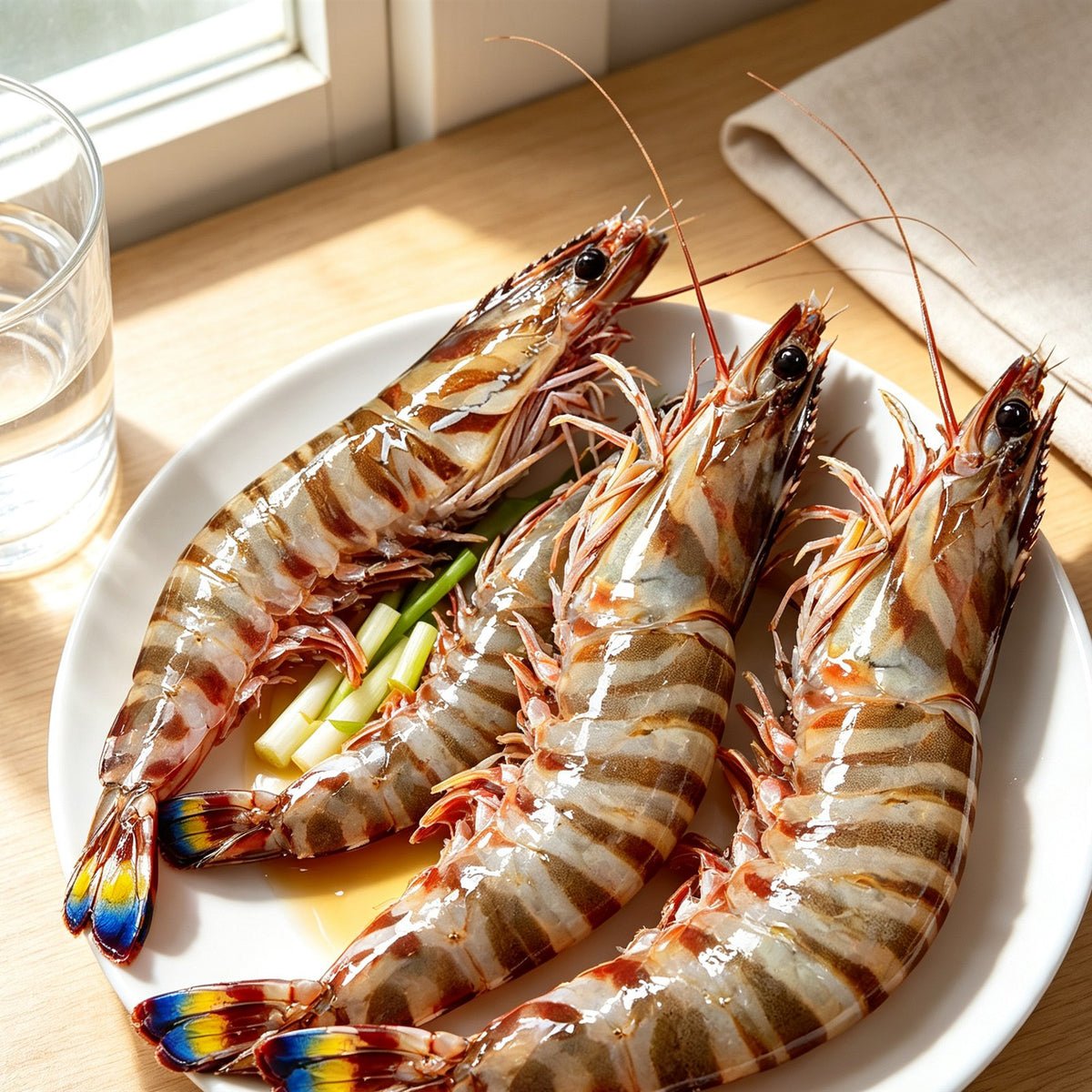 Wild Caught Striped Tiger Prawns