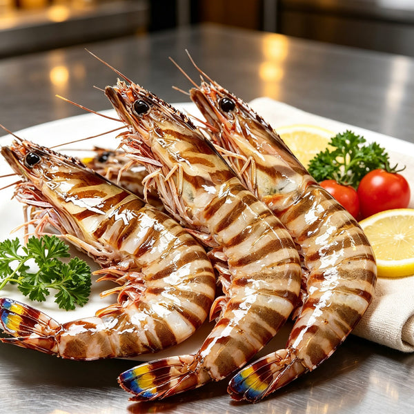 Wild Caught Striped Tiger Prawns